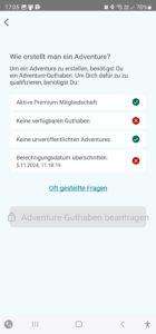 Adventure Lab Guthaben